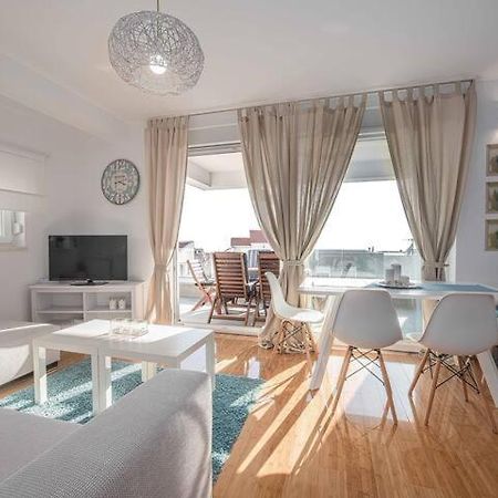 Blue sky, modern sea view apartment Novalja Exteriör bild